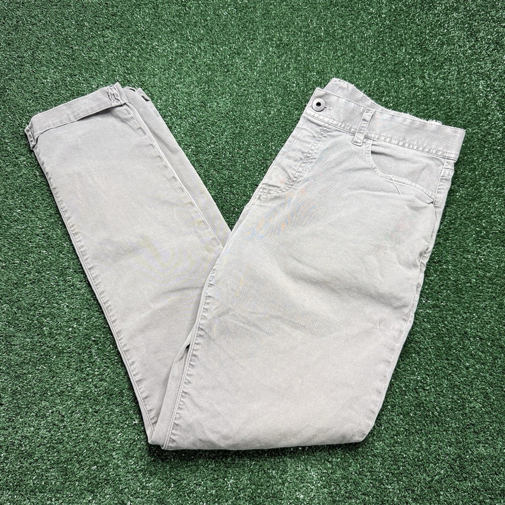 James Perse Pants Mens 5 Pocket Heavy Brushed Twill Chinos Size 32x31 Gray